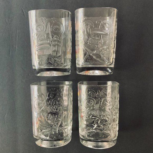 VINTAGE Disney MCDonalds 2000 Anniversary Set of 4 Glasses NWOT - Picture 7 of 11